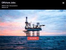 Tablet Screenshot of offshorejob.com